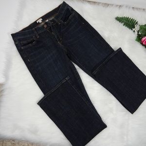 J crew stretch dark wash bootcut jeans size 27S